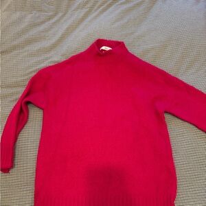 Mango Fuchsia Turtleneck Sweater